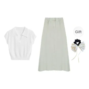 TUSHIFEI Two Piece Skirt Sets Women's