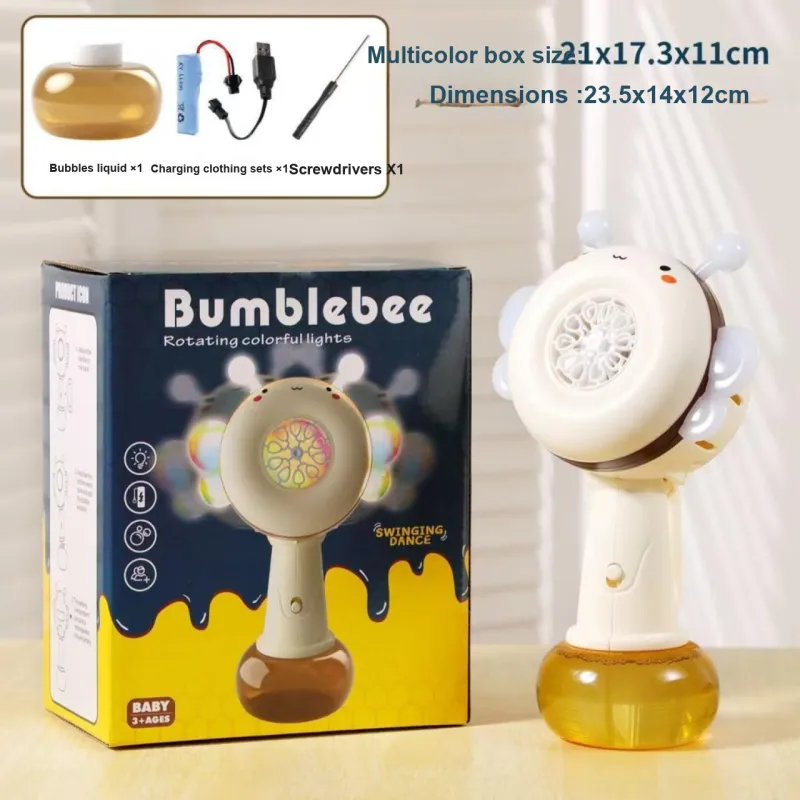 Gollum Bee Handheld Multi Hole Bubble Machines-6