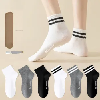MIIOW Trend Party Series Mid Calf Socks Women's Shopping Bag 5 Pack