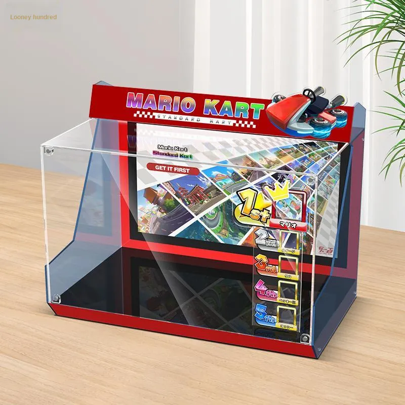 LIGHT YOUR BRICKS Compatibility Building Block 72037 Mario Go Kart Display Case Model Accessories-3