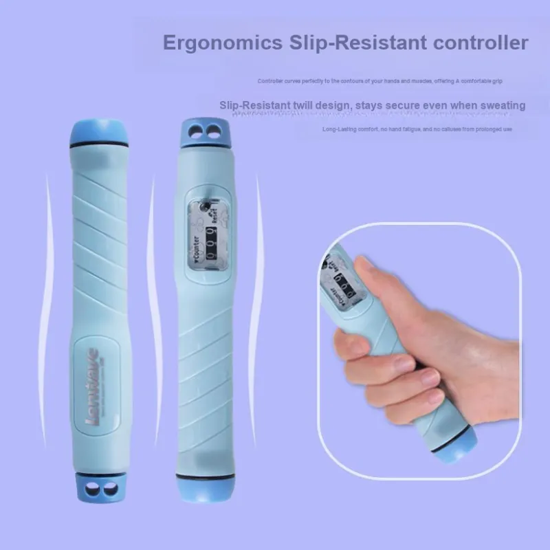 LENWAVE Mechanical Counting Jump Ropes ABS Plastic Casual Entertainment Unisex Physical Fitness Training-6