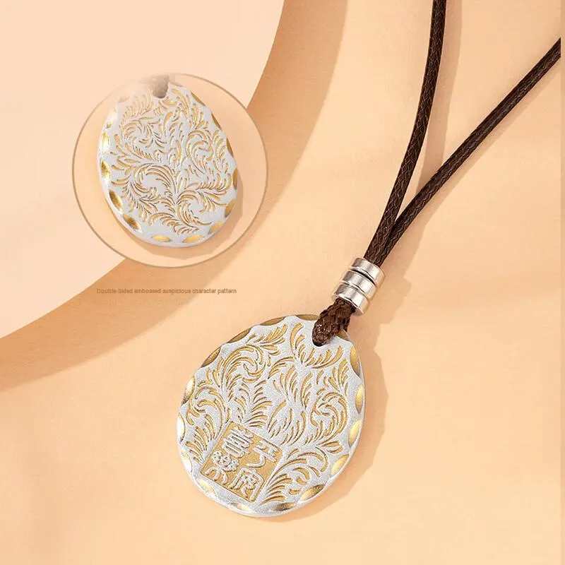 NSAOT 999 Fine Silver Pendants Unisex-4