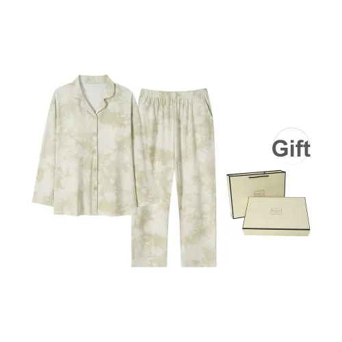 MIIOW Светло-зеленый Женский Подарочный Набор Пижам
