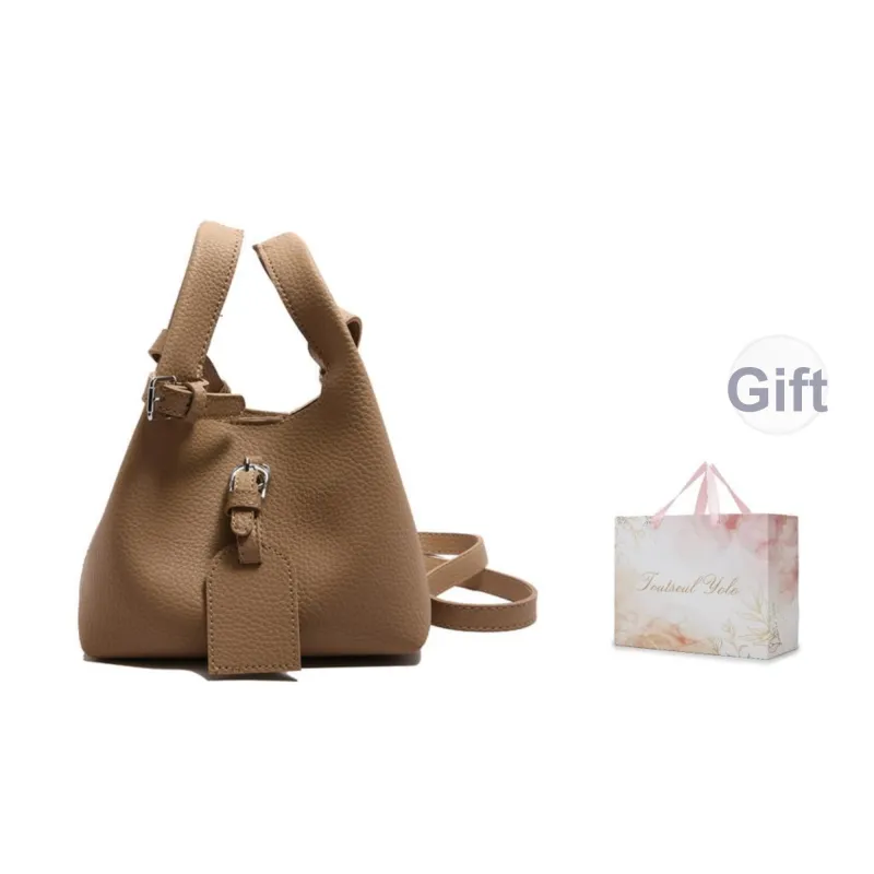 TOUTSEUL YOLO PU Handbag Women's Ecru/Gray/Black/Khaki-22