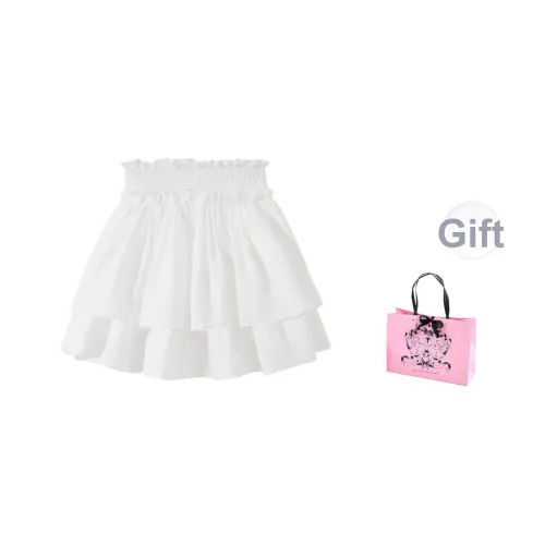 Spicy Gals Повседневные короткие юбки Женские Белые