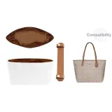 (Milk Tea) City33 Two-Piece Set[Shoulder Strap Pad+Brown Waterproof Liner]❤No Compartment