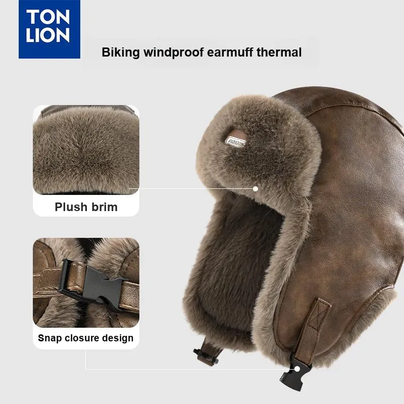 Tonlion Polyester Trapper Hats Unisex-2
