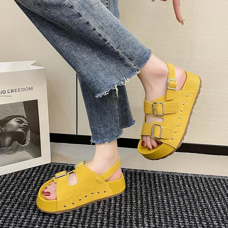 Y6T One Strap Sandals Women's-3
