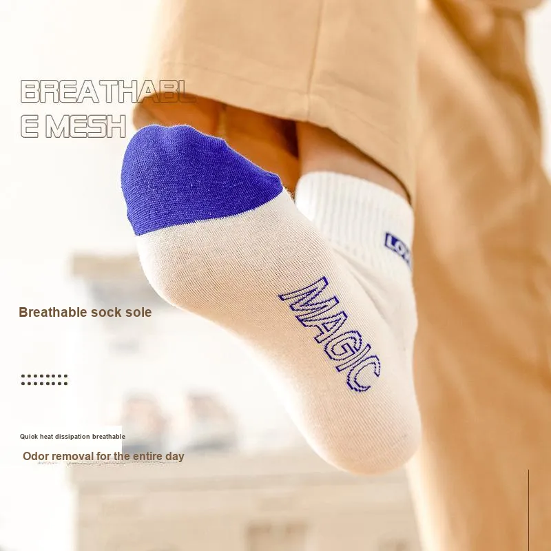 Yalu Mid Calf Socks Men's 5 Pack-11