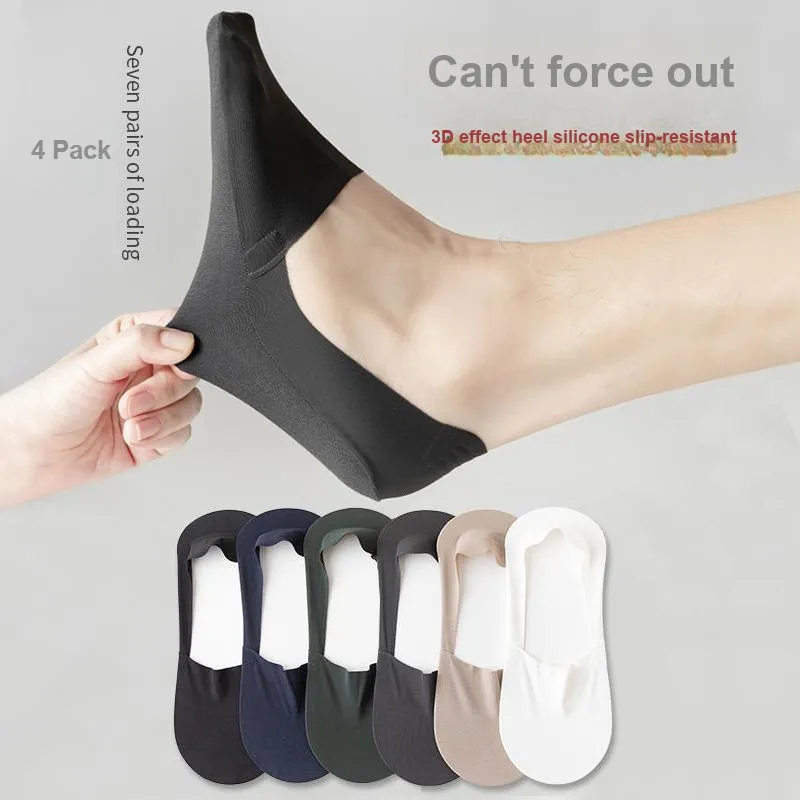 Yalu No Show Socks Men's 4 Pack-4
