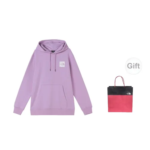 THE NORTH FACE Sweatshirts Unisex Lavender Light Purple With Gift Bag