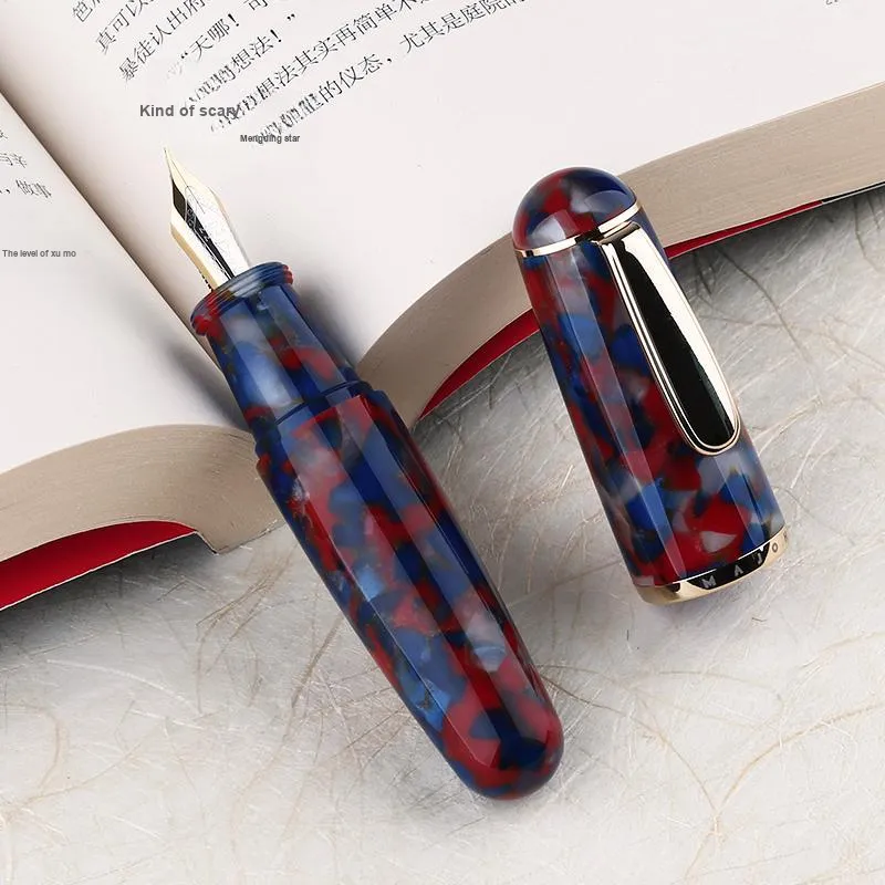 MOONMAN Q1 Cropped Designer Pocket Pen Refillable Large Capacity Bright Tip Adorable Style Pens-12