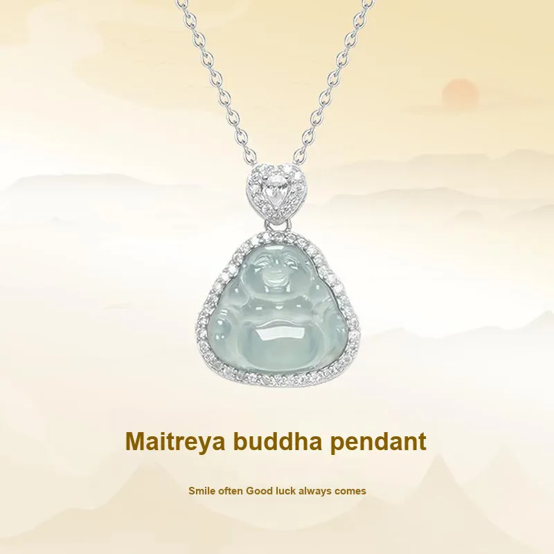 LIU GUI FU JEWELRY Glutinous Jade Jadeite Necklaces Women's-1