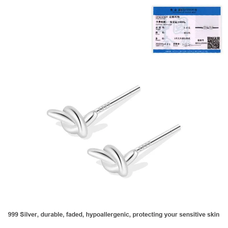Daisy Dream Full Sterling Silver Stud Earrings Unisex-2