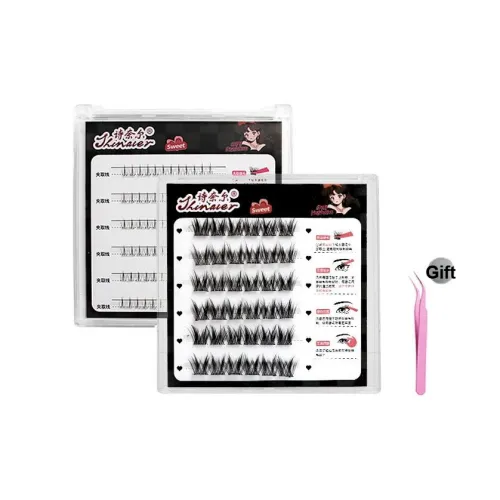 ZHENZHENSHINAIER Кружево Бесплатно Мышка Ремень Искусственные ресницы Увеличивающие объем Стиль Естественный Длинный Стиль