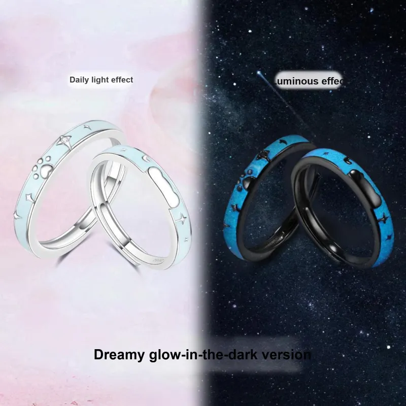 CAREBEARS S925 Silver Rings Unisex-1