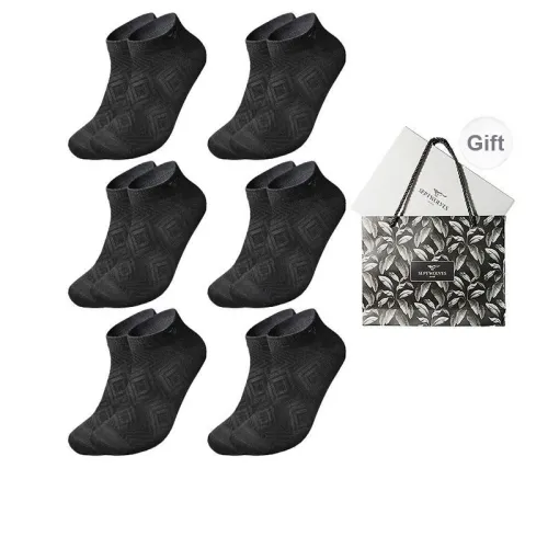 SEPTWOLVES Ankle Socks Men's 6 Pairs Gift Box Packaged