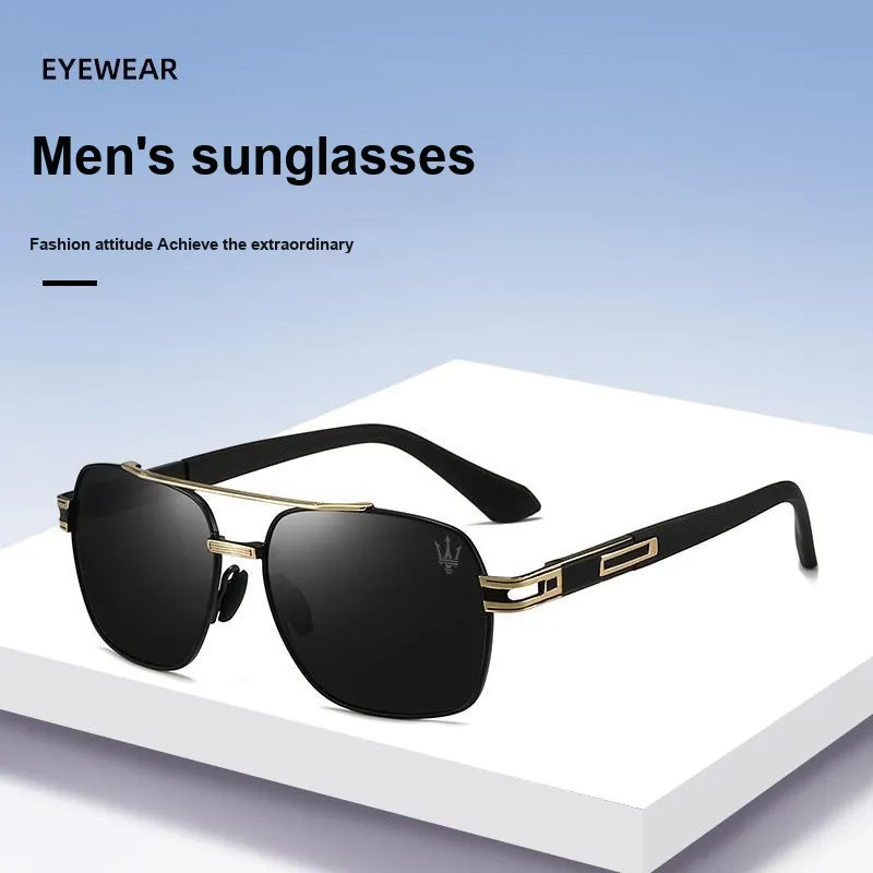 Maserati Plate And Metal Aviator Sunglasses Unisex-2