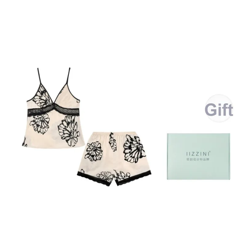 IIZZINI Pajama Set Women's Apricot-5