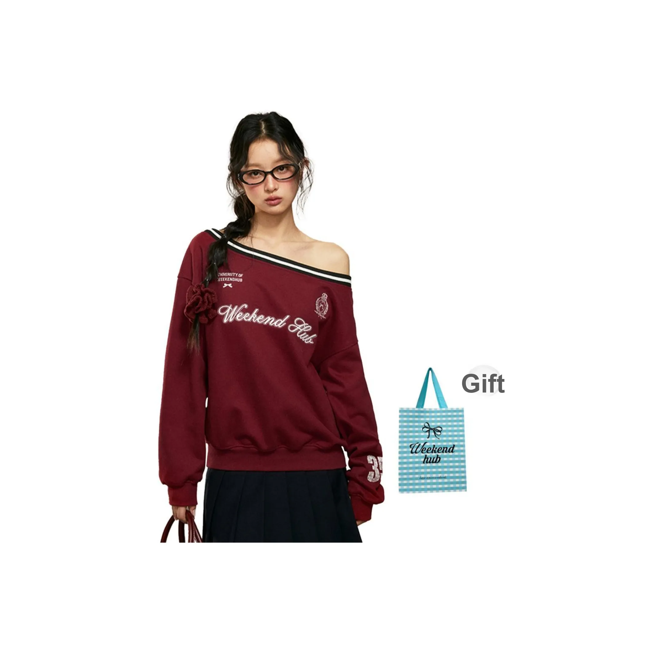 WEEKEND HUB Осенний Зимний Флис С подкладкой Длинный рукав Отключаемый плечевой худи Женский