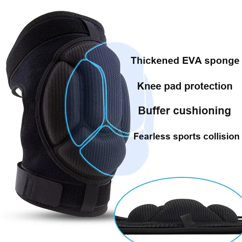 SANJEG Volleyball Skiing Dance Unisex Polyester Knee Pads-8