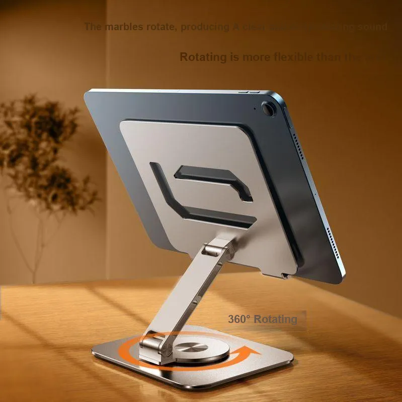 LUCK OU Tablet Stands All Aluminum Alloy All Desktop Rotating IPad Lazy Compatibility With Xiaomi, Huawei, Apple-2