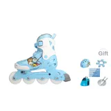 Blue Set (BF Shoes+BF Helmet+BF Protective Gear+Bag)