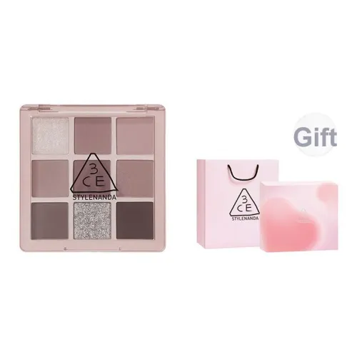 3CE Nine Квадратные Сети Тени для глаз Легко смешиваемые Сияние Натуральный Маскирующий Подчеркивающий глаза Коробка Сумка для покупок