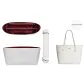 [City33 Glacier White Two-Piece Set]Waterproof Liner+Shoulder Strap Pad