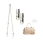 White Abrasion-Resistant Buckle+1.1cm Wide Strap 65cm