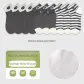 Numbers 4 Dark Gray 3 Stripes 3 (10 Pack)