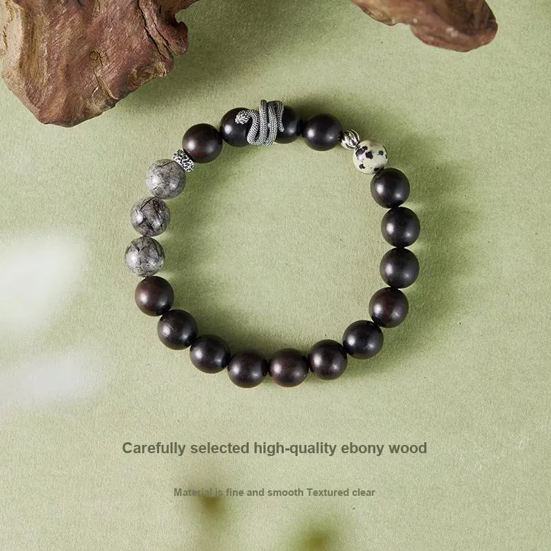 KINGFOCUS Ebony Bracelets Unisex-3