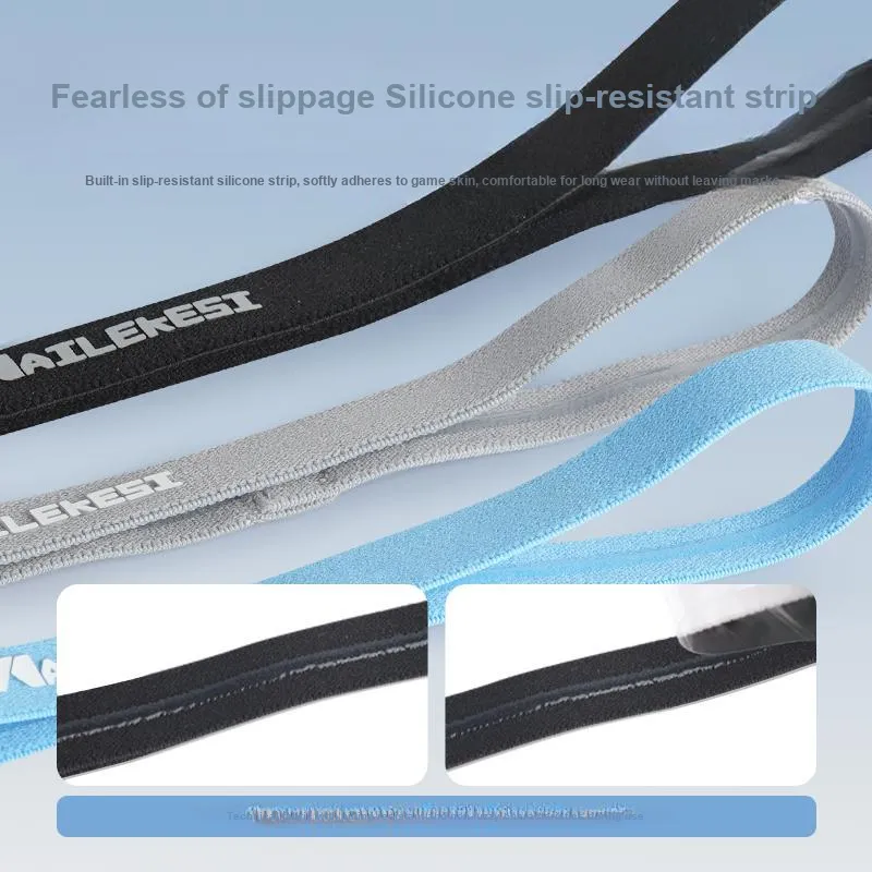 NAILEKESI Sweatbands Elastic Sports Running Fitness Unisex-17