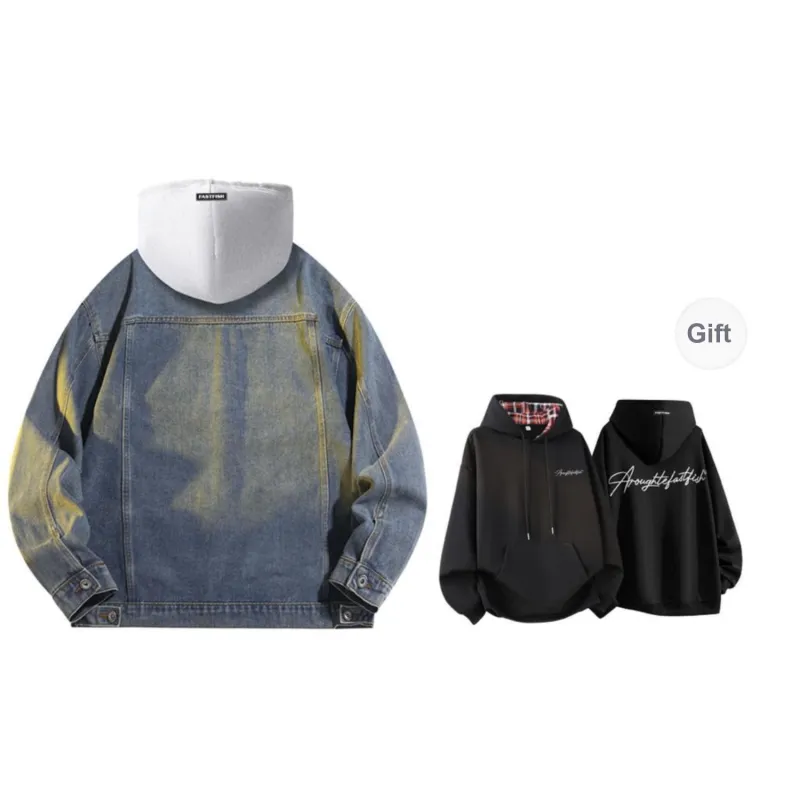 FASTFISH Denim Jackets Unisex-25