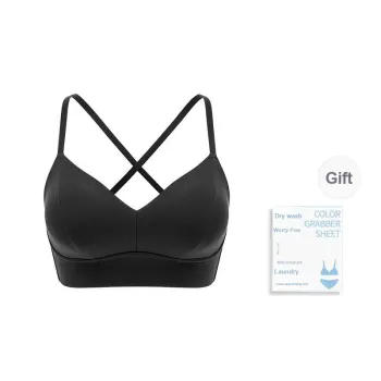 Toffee Pie Comfortable Seamless Back Smoothing Outerwear-Ready Wireless Triangle Cup Minimizing Underwear Women's