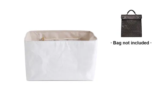 Ингениус Хэндмейд Бумага DuPont Водонепроницаемый Лайнер Собака Зуб Сумка Хранение Аксессуары Ремень Женская Белая