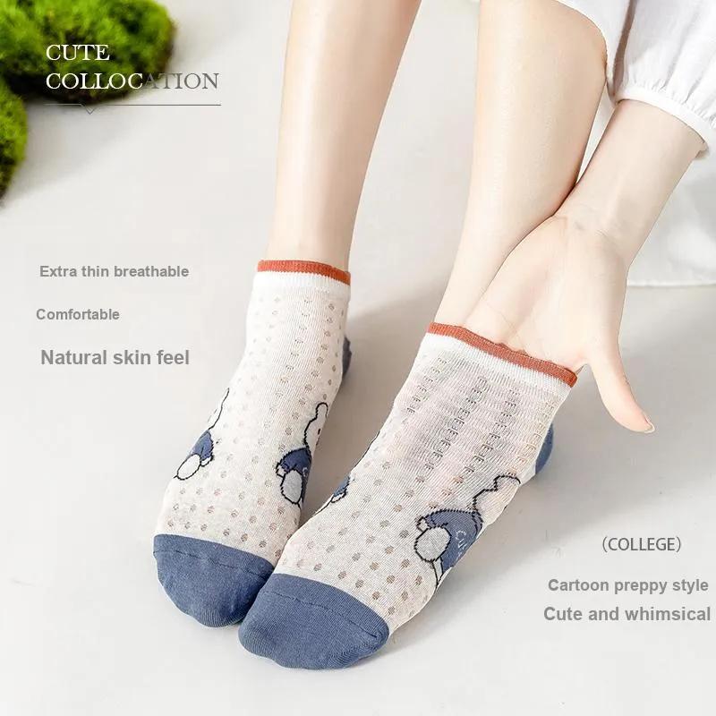 The Temptation Of The Muse Ankle Socks Women's 5 Pack-2