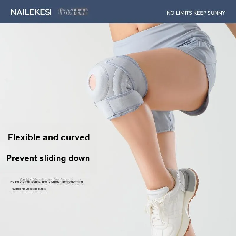 NAILEKESI Mountaineering Running Badminton Unisex Polyester Knee Pads-13