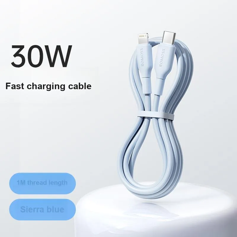 ROMOSS CB1713 1m Type C To Lightning PD30W Apple Cable Safe Fast Charging No Damage To Device-10