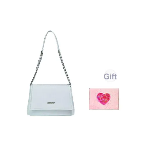 MINLUBAOLUO ПУ (полиуретан) Подмышечный Портативный Через плечо Двойная Сумка на плечо Стандартная Женская Синяя Клетка