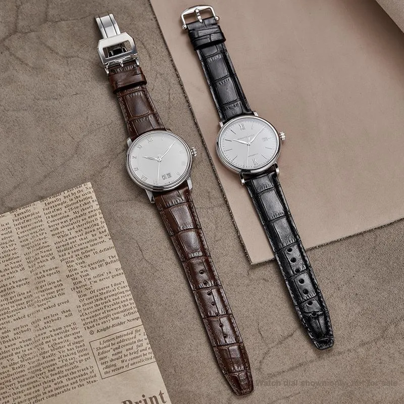 IStrap Global Compatibility Watch Band 20/22mm Cowhide Leather Material-13