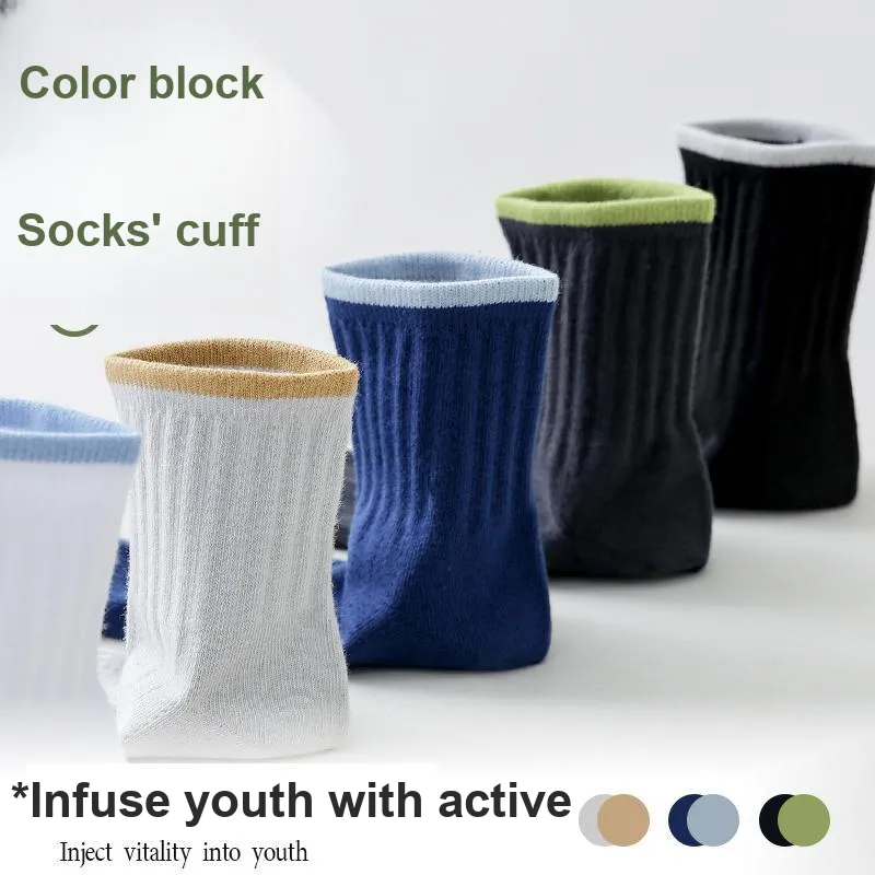 MIIOW Cool One Summer Series Mid Calf Socks Men's 5 Pack-4