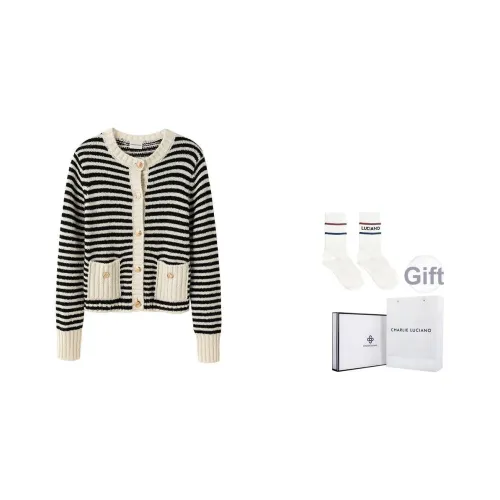 Charlie Luciano Свитер Женский Черный Белый