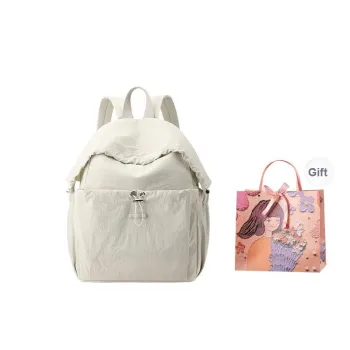 PARK DANCE Nylon Fabric Backpack Regular Unisex Multicolor