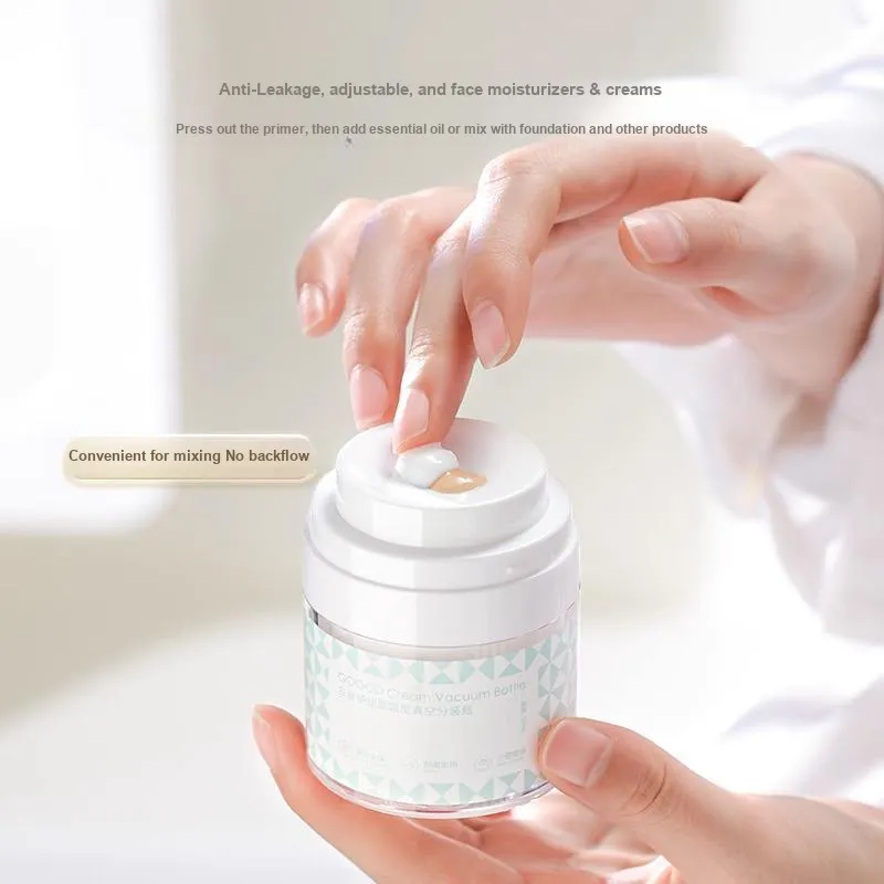Goodgudi Vacuum Push Button Cream Bottles With Dividers 15ml/30ml/50ml-9