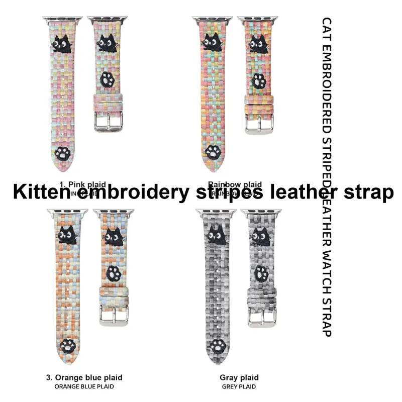 CHRROTA Watch Band Apple Compatibility Leather-10