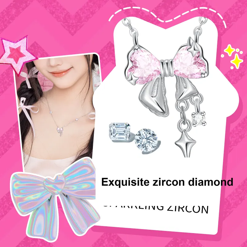 Barbie S925 Silver Necklaces Women's-7