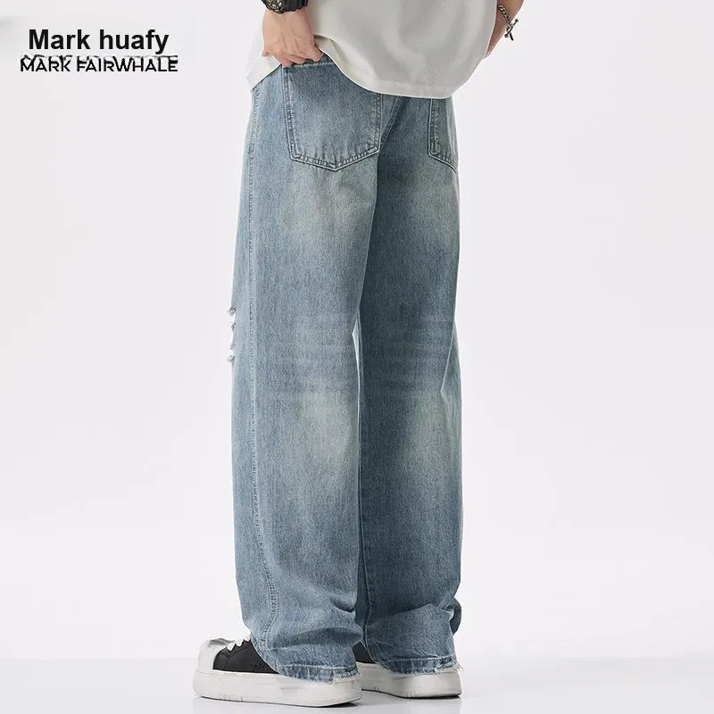 FAIRWHALE Jeans Unisex Sky Blue Color-4