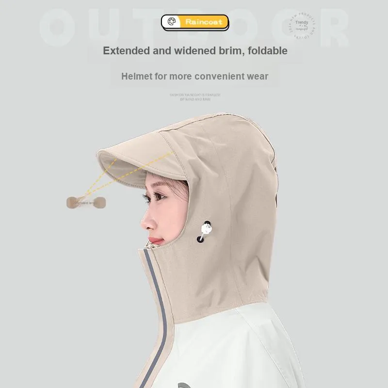 Zheng Yu Poly Pongee Rain Poncho-3