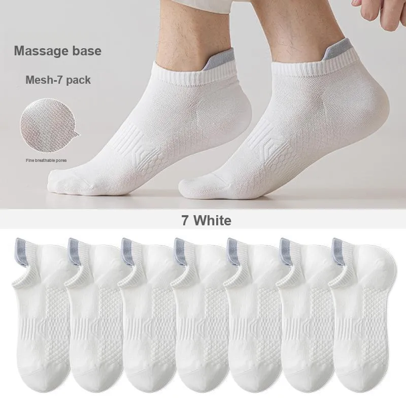 7 SEVFUN No Show Socks Men's Combo Set-23